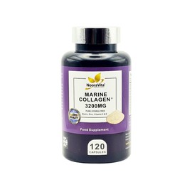 Marine Collagen Plus 3200MG. 120 Capsules – a Premium Blend of Pure Hydrolysed Marine Collagen, Fortified with Biotin, Zinc, Vitamin C & E. Gluten Free, GMO Free and Halal.
