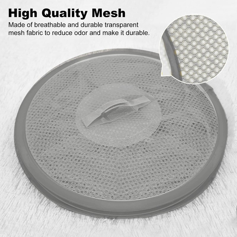 Hanging Mesh Storage Net, 4 Tier Compartments Foldable Hanging Soft