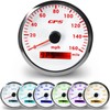 WATERWICH Speedometer Odometer GPS Gauge Meter Kit 7 Colors 3.34inch