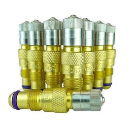 Haltec Pack of 12 CH-3 Core Housing Replacements for TR218A and TR618A Brass Air/Liquid Valve Stems. Fits All Fast Flow Air-Liquid Valves Except Super Large Bore. TV-CH-3 Valve Core Housing.