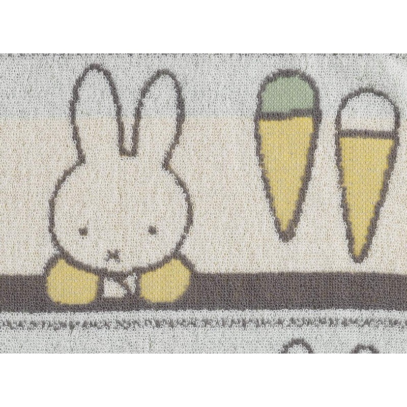 Marushin 5805013500 Miffy Face Towel, 13.4 x 31.5 inches (34