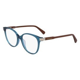 Longchamp NEW Longchamp LO2637 427  Crystal Blue & Brown Eyeglasses 52mm with Case