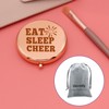 Cheerleader Gifts for Girls Eat Sleep Cheer Compact Makeup Mirror