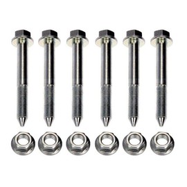 Marketplace Auto Parts Rear Lower Control Arm Bolt Kit - 6 Piece - Compatible with 1996-2000 Honda Civic