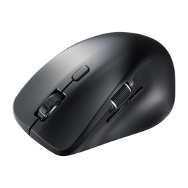 Sanwa Supply MA-BBS523BK Silent Bluetooth Mouse (with Side Wheel, 5 Buttons, Black)