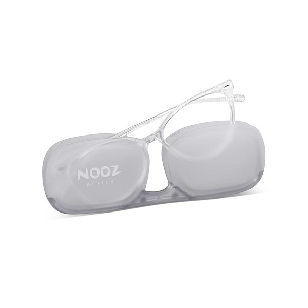 NOOZ Reading Glasses - Prescription Glasses - Butterfly Shape - Magnified Loupe Glasses - Model Ivy Collection Essential - Crystal