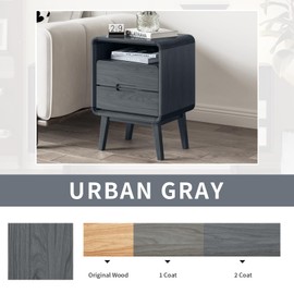 Jungarian Wood Grain Furniture Paint 10.5oz with Tools - All-in-One No Need Prime No Need Varnish- Water-based & Low Odor - Outdoor & Indoor Wood Paint for Furniture and More - Urban Grey