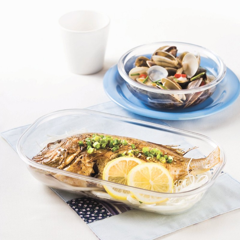 LocknLock Contenedor Bisfree rectangular alto transparente 2.1L