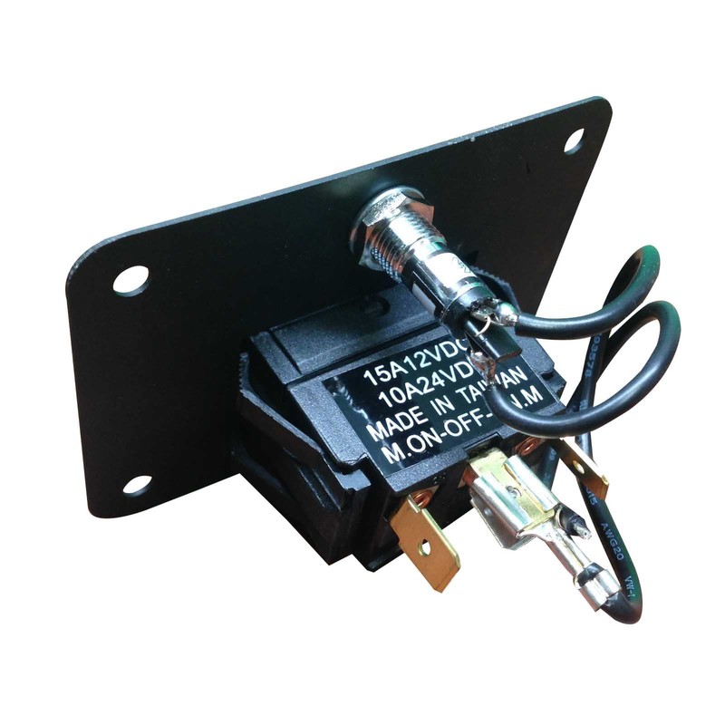 Marine Boat Anchor Windlass Winch Switch Aluminum Plate 2 Way