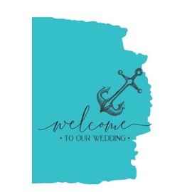 Welcome To Our Wedding: Weddings, Journal, Notebook, Diary, Lined, 120 Pages, 6x9inch, Bride, Groom, Marriage, Table Favor, Thank You Gift