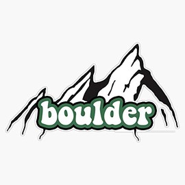 Boulder Flatiron Outline Vinyl Waterproof Sticker Decal Car Laptop Wall Window Bumper Sticker 5"