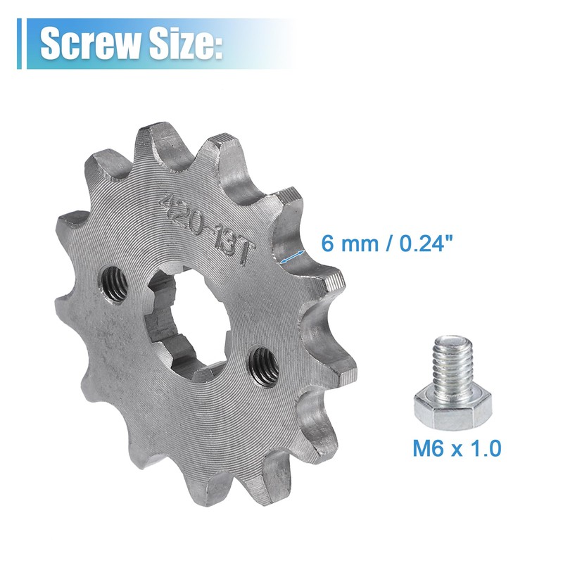 QUARKZMAN 420 Style 13T Teeth 17mm Inner Diameter Motor Front
