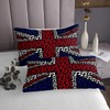 Homemissing UK Flag Coverlet Music Notes Flag for Kids Boys