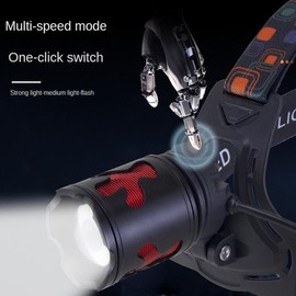 LED Rechargeable Headlamp, 900000 Lumens Super Bright with 5 Modes & IPX7 Level Waterproof USB Rechargeable Zoom Headlamp, 90° Adjustable for Outdoor Camping, Running, Cycling, Climbing Rechargeable Waterproof super bright outdoor camp