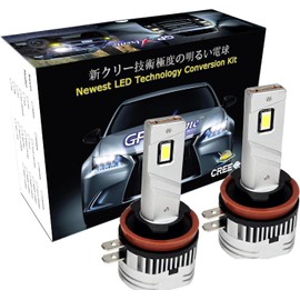 GP Xtreme H11B Super Bright White Mini Size Headlamp Xenon Light Bulbs for Upgrade Low Beam - Driving Light - Thunder