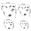 Mouse Cookie Cutter Set - 5 inch, 4 inch, 3