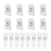 16pcs Blind Clips Curtain Clips Plastic Clips Clothes Clips Fixed