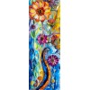 Original Psychedelic flowers collectable bookmark colorful unique collectable reader gift