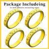 4Pcs Steel Self Adhesive Measuring Tape, Left to Right Reading