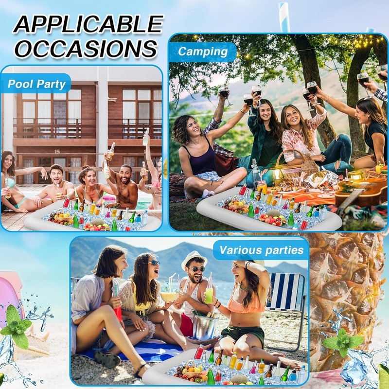 Inflatable Drink Holder, Pool Drink Holder Floating, Floating Coasters Drink