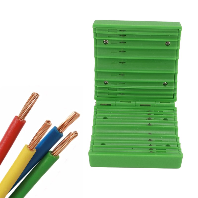 Fafeicy Fiber Optic Cable Center Bundle Stripper, 9 Calibers, ABS