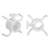 2Pcs Plastic Beach Umbrella Hanging Hook 4 Prong Towel Hat