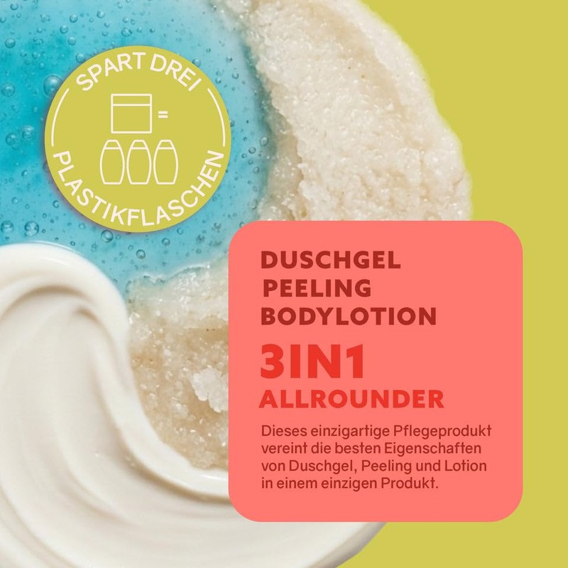Puremetics 3-in-1 Shower Fluff Watermelon with Sugar and Coconut Oil