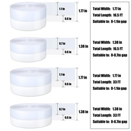 Door Weather Stripping Seal Strip 16.5 FT Weatherproof Door Draft Blocker & Window Insulation Tape Dust Noise for Home Garage RV