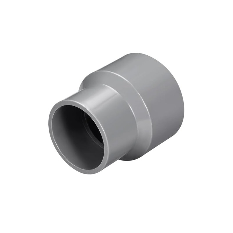 TOP-VIGOR 1Pcs PVC DWV Reducing Coupling, 50mm x 63mm Socket
