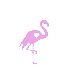 I Love Flamingos NOK Decal Vinyl Sticker |Cars Trucks Walls Laptop|Pink|5.5 x 3.5 in|NOK745