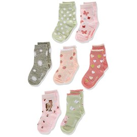 Sterntaler Girls Socks - Box of 7 Pink, pink
