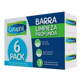 Cetaphil Barra Dermolimpiadora Sixpack Sensible Día Noche