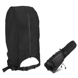 MUTUSHI Golf Bag Rain Cover Waterproof Golf Bag Hood Cover Fits Almost All Tour Bags Golf Bags or Carry Cart Golf Accessory Gifts for Any Golfer, Beginner, Men Women