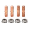 Hexagonal Flange Flange Nuts High Strength Turbo Bolt Set with