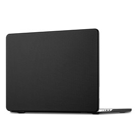 Haobobro Carbon Fibre Texture Case - Case for MacBook Pro 16 Inch 2023 or 2021 Release (M2 Pro / M2 Max / M1 Pro / M1 Max Chip) A2780 A2485 - Microfibre Leather Protective Case - Cover in Black