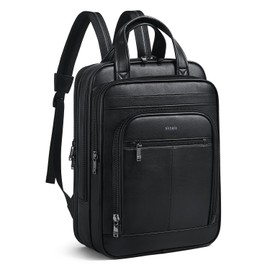 Shrrie Laptop Backpack for Women&Men,15.6" Business Work Backpack Briefcase,Durable Computer Backpack for Office,Travel,College,Two-tone Black