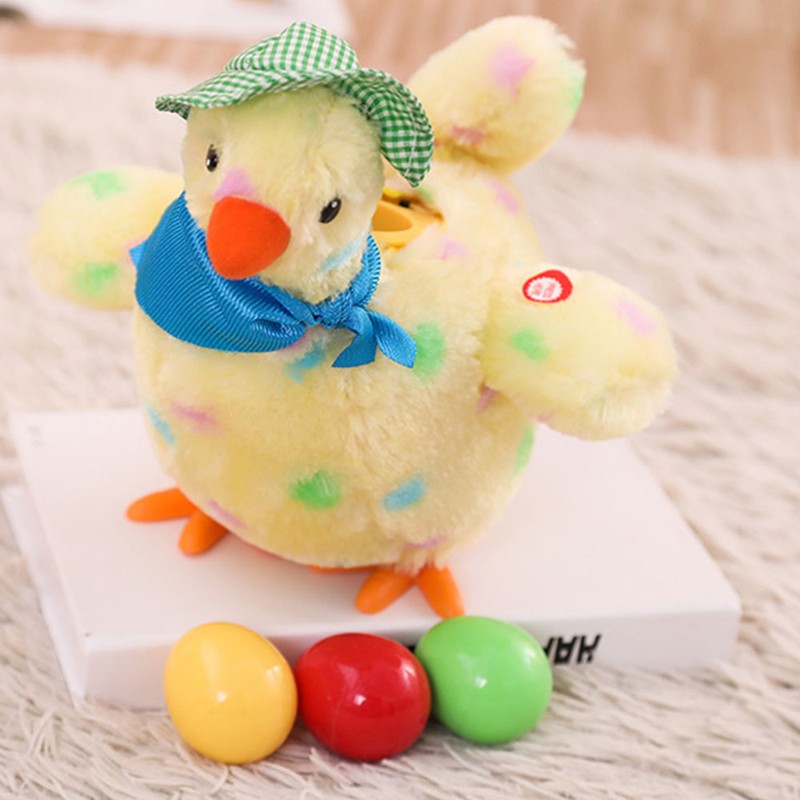 Stuffed Animal Laying Hens Will Lay Eggs Hens Funny Electric