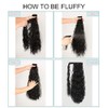 Corn Wave Ponytail Extension Clip in - 22 Inch Long