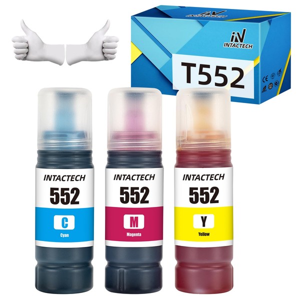 IN INTACTECH Compatible Ink Replacement for Epson T552 552 T552620