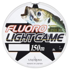 YAMATOYO, Fluorocarbon Line, Fluorolite Game, 322.1 ft (150 m), No. 0.4, 1.5lb, Clear