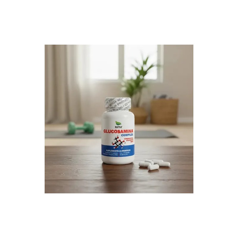 Glucosamina Complex 100 Cápsulas, Fortalece Huesos y Articulaciones, Ingrediente ultra