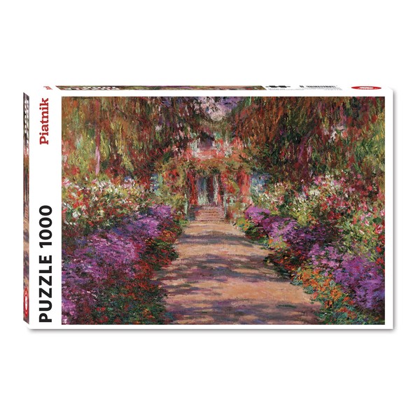 Pathway in Monet's Garden 1000 Piece Jigsaw Puzzle
