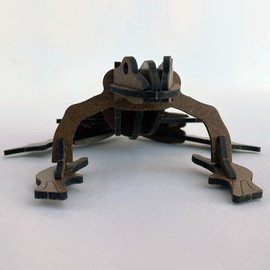 Wooden Frog Kit -Toy Animal Wood – Biodiversity Ecosystem Curriculum Aid – snap Together Desk Sized Frog Toy – boy Toys – Science kit – STEM Toys – Educational Toy - Birthday Gift