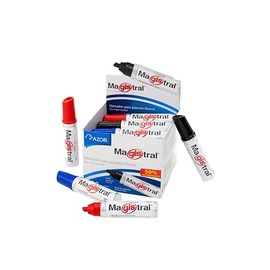 Azor Marcadores Para Pizarrón Blanco, Magistral, Aluminio, 20 Piezas, Colores Brillantes, Rendimiento Excepcional, Plumones De Pizarron, 301.830-20