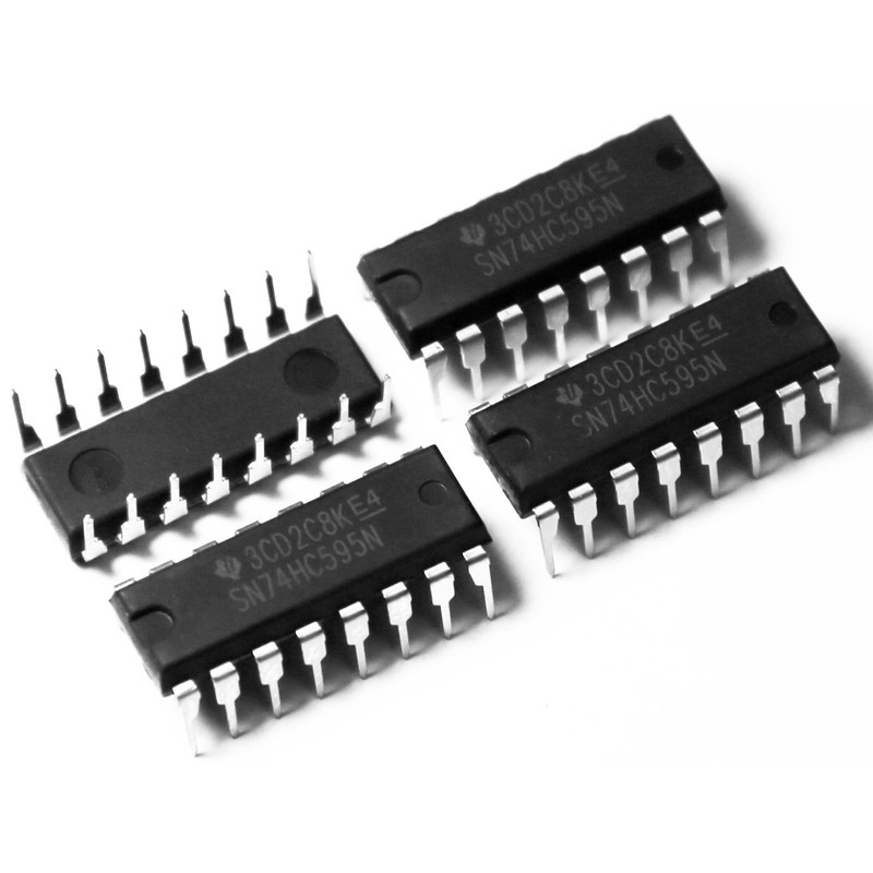 Texas Instruments SN74HC595N IC 8-Bit Shift Registers with 3-State Output
