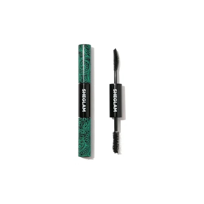 Máscara de Pestañas Sheglam All-In-One 24K, 2 en 1 Voluminizador