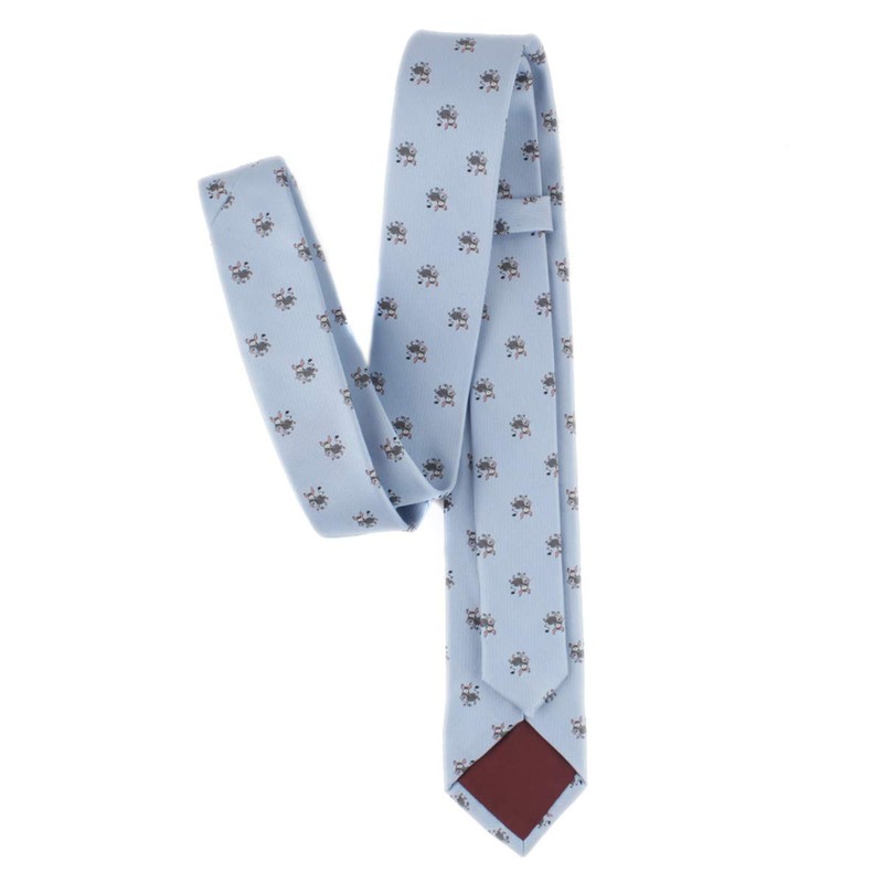 Corbatas para hombre, diseño de animales, bordadas, informales, hechas a