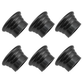 VAKTOK Curtain rod ends decorative cap curtain finials curtain rail end cap 1.1 "diameter Romanesque curtain rod end plug -6pcs