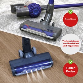 SPARES2GO Brush Head Compatible with Dyson V6 DC59 Animal Motorised Vacuum Turbine Tool 949852-05 + Brush