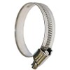 Hose Clamps Adjustable Pipe Clamps (Pack of 10) Galvanised Worm